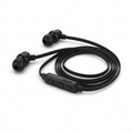 Wicked Audio Hiro Wireless Bluetooth earbuds hero shot with in-ear tips and multi-function remote.