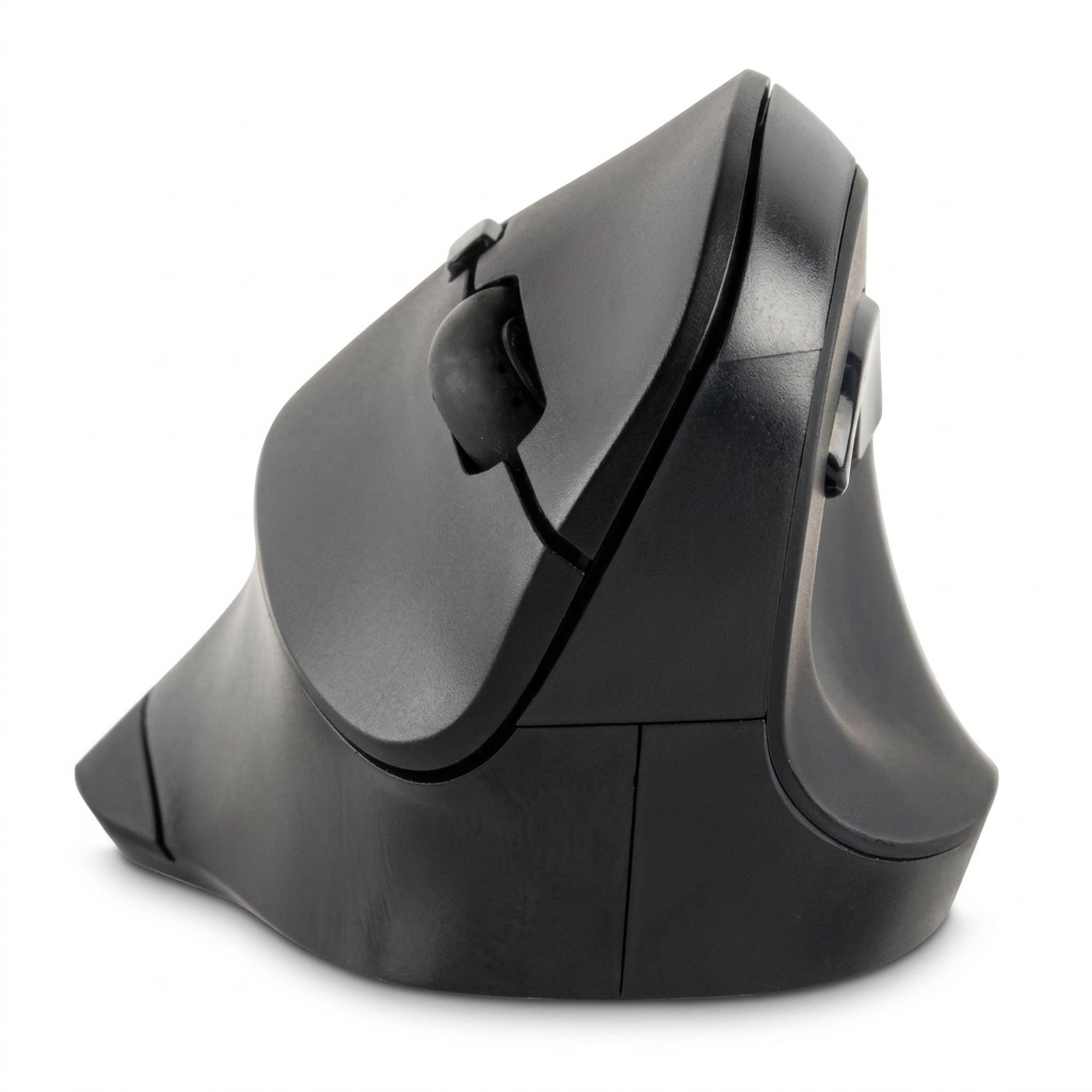 Ultra-pure high-resolution studio hero shot of the Kensington K75575WW vertical mouse on white.