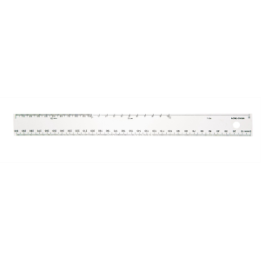 30cm White Plastic Ruler (0.5cm 0-30/0.5cm 0-10/cm 0-10/dm, mm 0-300) / R?gle blanche en plastique de 30 cm (0,5cm 0-30/0,5cm 0-10/cm 0-10/dm, mm 0-300)