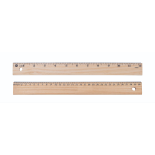 30cm/12" ? Metal Edge, Single Bevel Style / 
30cm/12 po ? biseau unique - ar?te en m?tal
