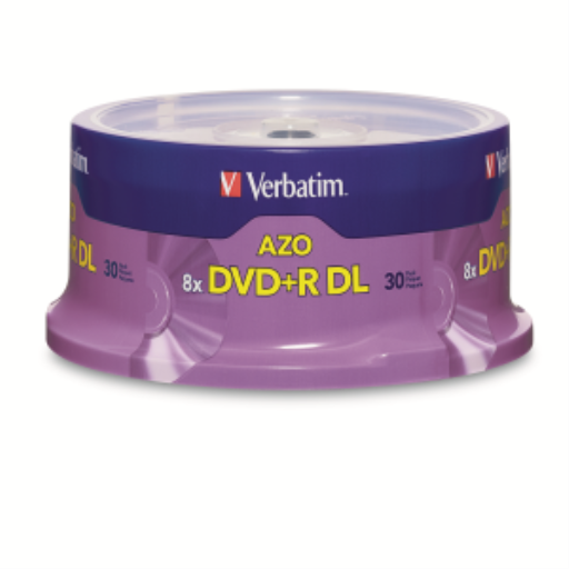 Verbatim #DVD+R DL 8.5GB 8X VBTM 30PK SP