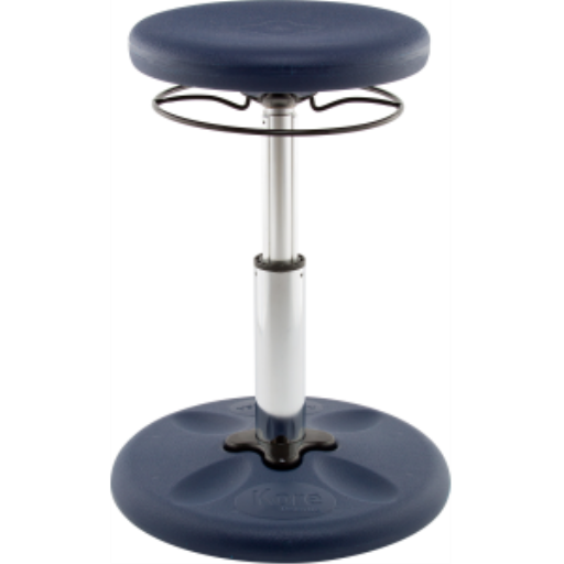 Kore Adjustable Wobble Stool 35-48cm, Dark Blue