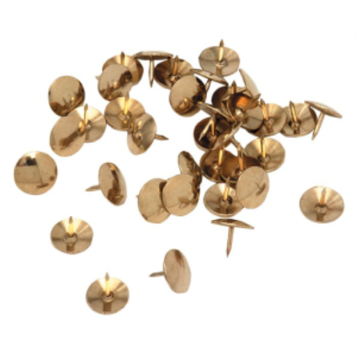 Brass Thumb Tack 100/Card / 
Punaises laitonn?es, 100 par carte