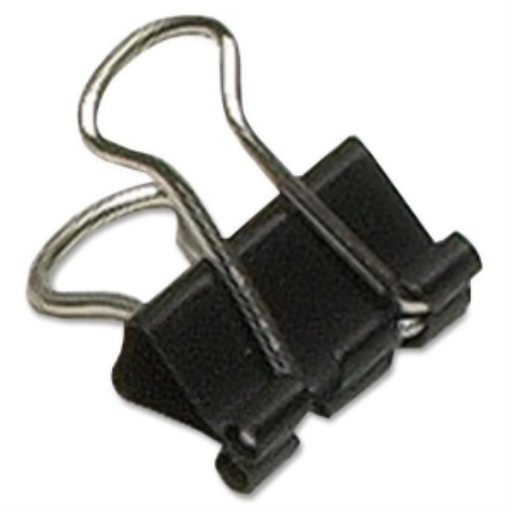 Fold Back Clips 9/16" ? 15 mm - 12 Per Box / Pince-notes 9/16 po? 15 mm - 12 par boite
