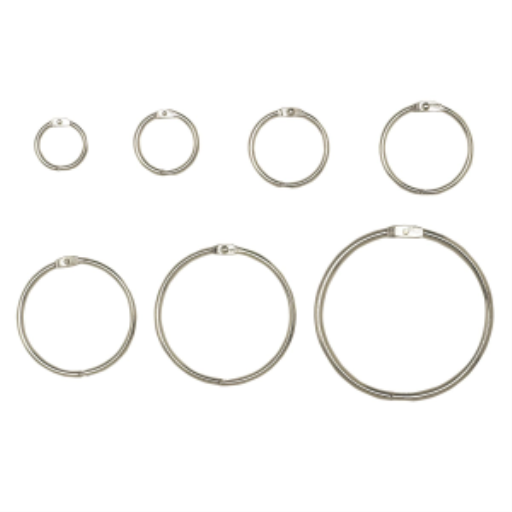 Loose Leaf Rings 3" Diameter ? 10/Box 3 po de diam?tre ? bo?te de 10