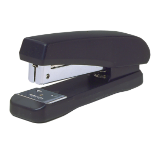 Stapler Half Strip, Black - Plastic Base /Agrafeuse  Demi-bande noir - Base en plastique