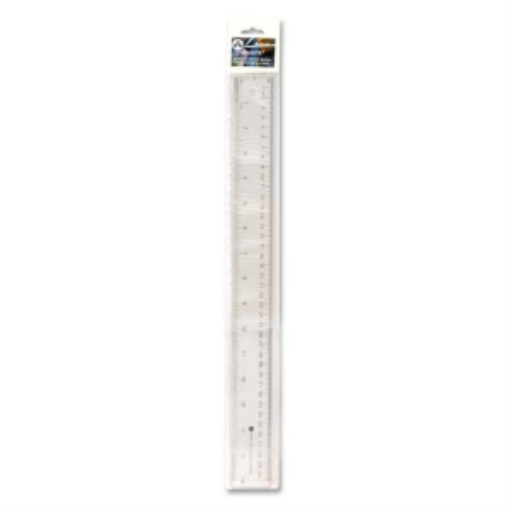 40cm/16" Acrylic Ruler ? Inch/Metric / 
40cm/16 po r?gle en acrylique, pouces/m?trique