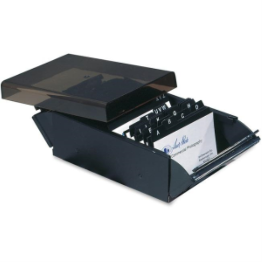 Business Card File ? Holds 400 Cards / 
Classeur pour 400 cartes professionnelles