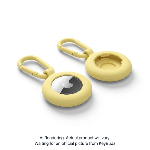 AirTag Secure Dock Pastel Yellow (2 Pack)