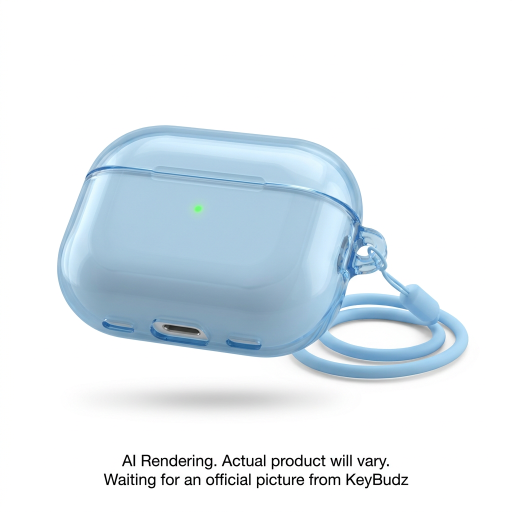 Jelly Series Transparent Case for AirPods Pro 3rd Gen Baby Blue
