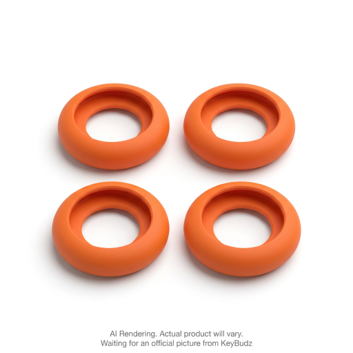 AirTag Secure Dock Electric Orange (4 Pack)