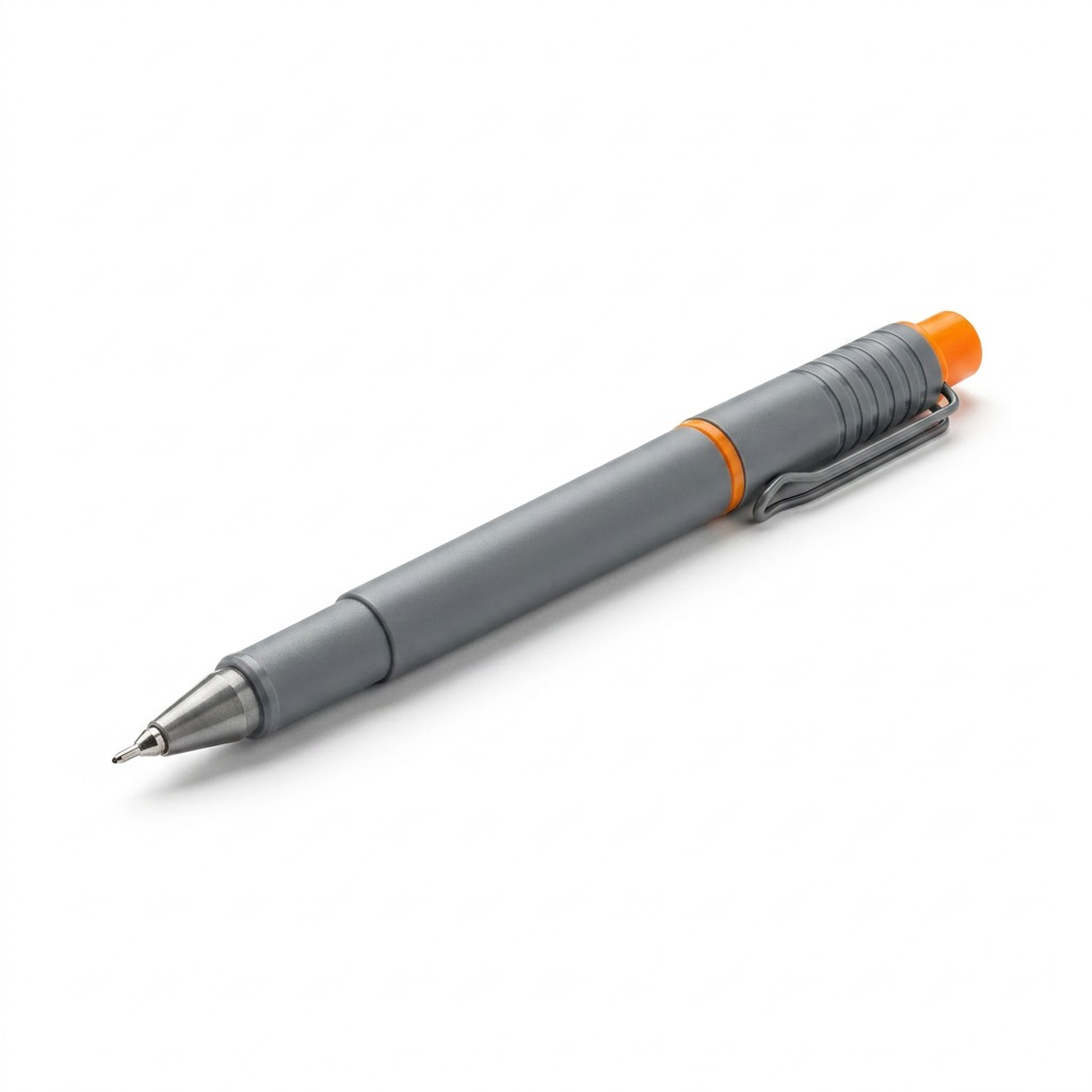 A high-resolution ecommerce hero image for the STAEDTLER Fineliner Pigment Liner 0.5mm in Orange.