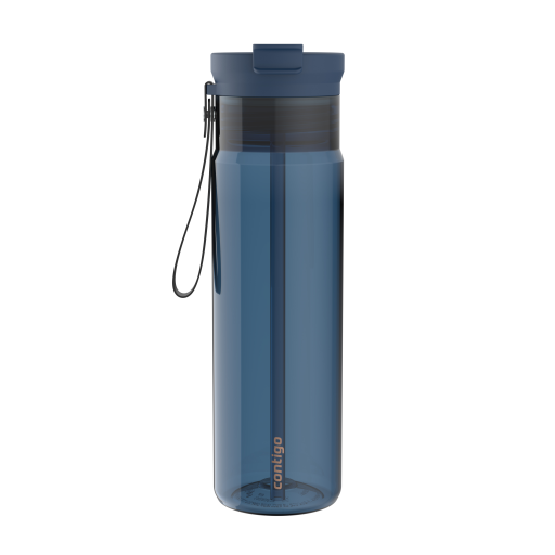 Contigo 2225934 Dual Sip Plastic Water Bottle ? 28 oz Leak-Proof BPA-Free Tritan, Abyss