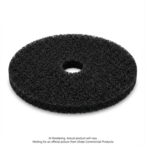 11"  Black Stripping Floor Pad