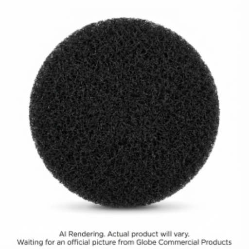 10"  Black Stripping Floor Pad