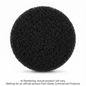 10"  Black Stripping Floor Pad