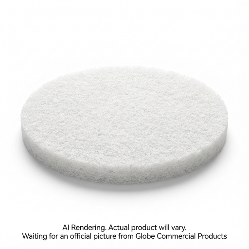 11"  White Super Polish Floor Pad