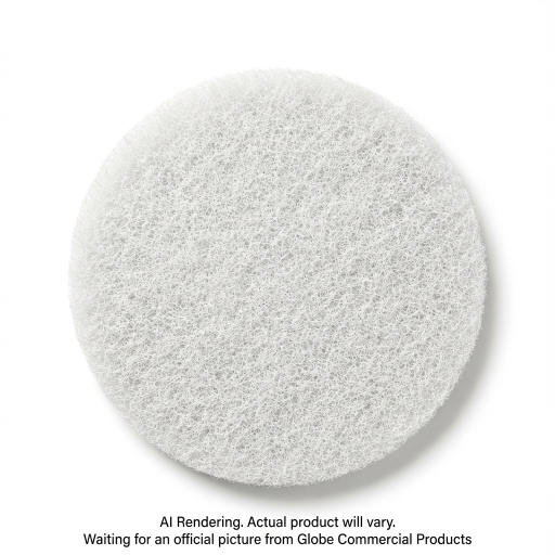 10"  White Super Polish Floor Pad