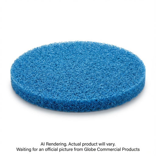 10"  Blue Cleaner Floor Pad