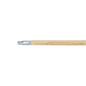 1 1/8" x 60" Threaded Metal Tip Lacq Wood Handle
