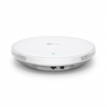 A high-resolution, pure white background hero shot of the TP-Link Omada BE11000 Access Point.