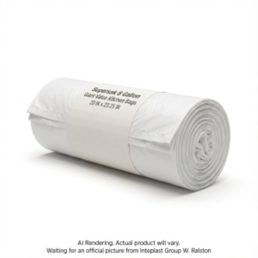 Kitchen & Garbage Bags 20x23.25 Kitchen White - 48 Bags