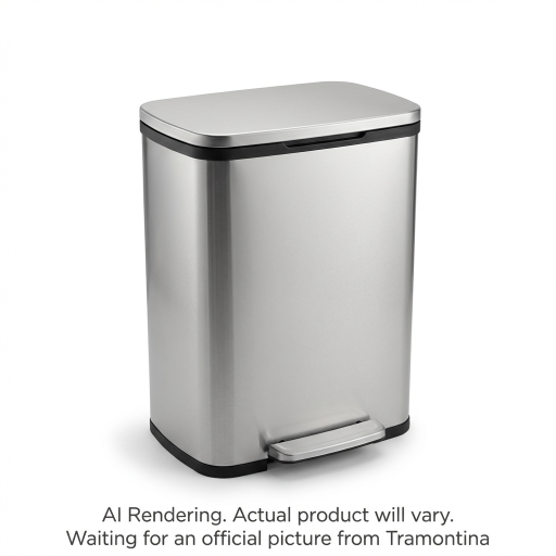 Tramontina 13 Gal (49.2 L) Step Can - Contemporary