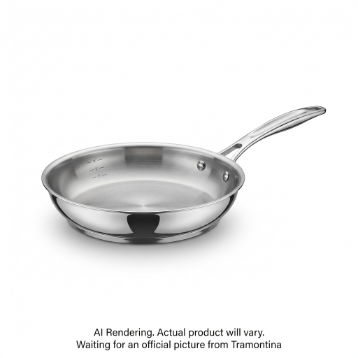 Tramontina Signature Tri-Ply Base Stainless Steel Fry Pan, 8 in.