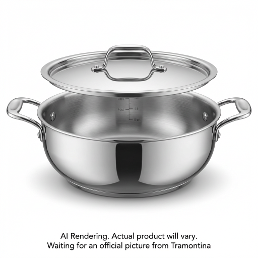Tramontina Kadai With Lid - 4 Quart