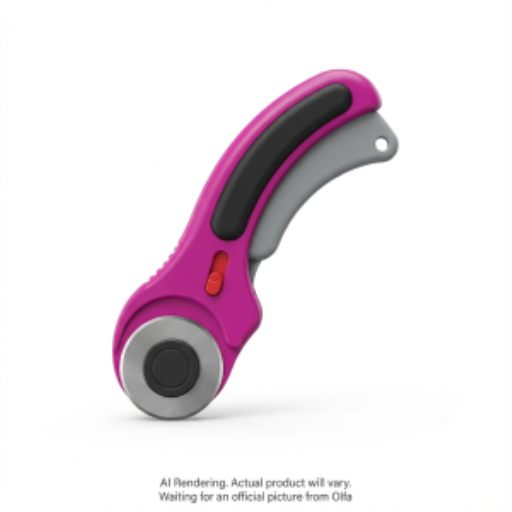 OLFA 45mm RTY-2/DX/MAG Ergonomic Rotary Cutter, Magenta