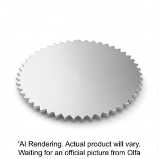 OLFA 45mm PIB45-1 Stainless Steel Pinking Blade, 1pk