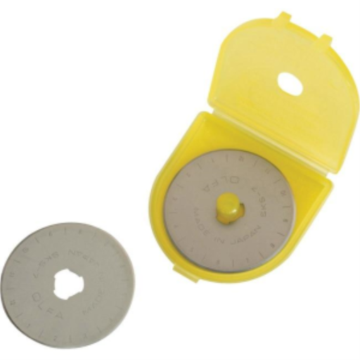 OLFA 45mm RB45-2 Tungsten Steel Rotary Blade, 2pk