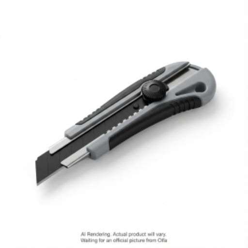OLFA 25mm NH-1 Rubber Grip Ratchet-Lock Knife