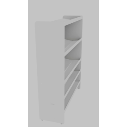 (CUSMA form attached) TITAN 5 Shelf for TIT547-SILVER-BLACK