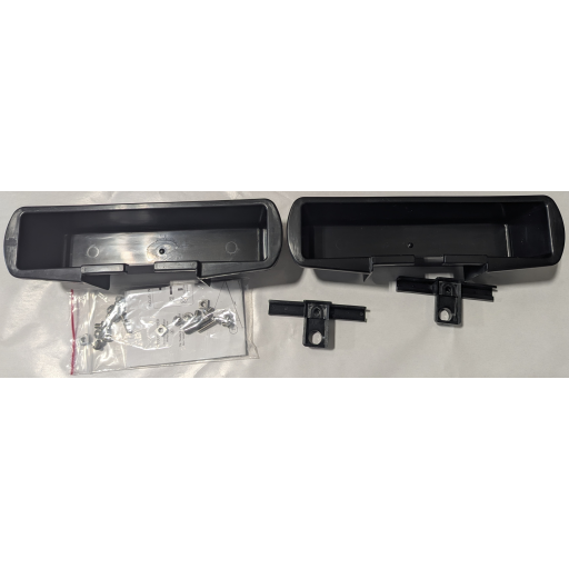(CUSMA form attached) TITAN 2 CONTAINERS AND BLACK HOOKS KIT, SCREWS FOR SHELF WITH BLACK PANELS