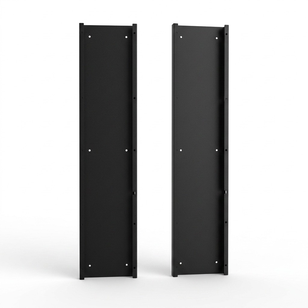 Rakabot Titan 7 Tier black side panel (SKU: TITAN-PAN7E-BLK) high-resolution hero shot on white background.