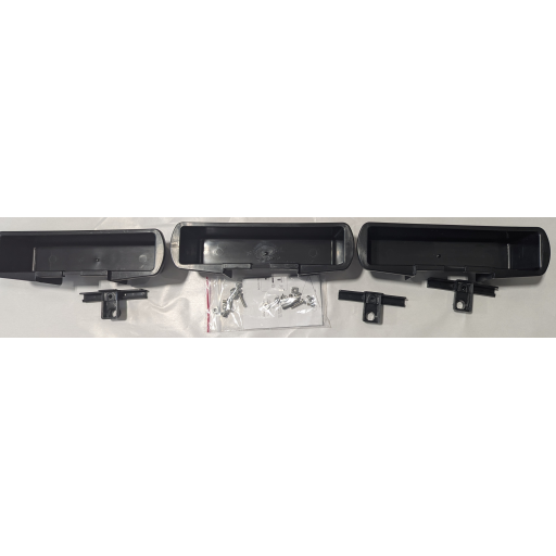 (CUSMA form attached) TITAN 3 CONTAINERS AND BLACK HOOKS KIT, SCREWS FOR SHELF WITH BLACK PANELS