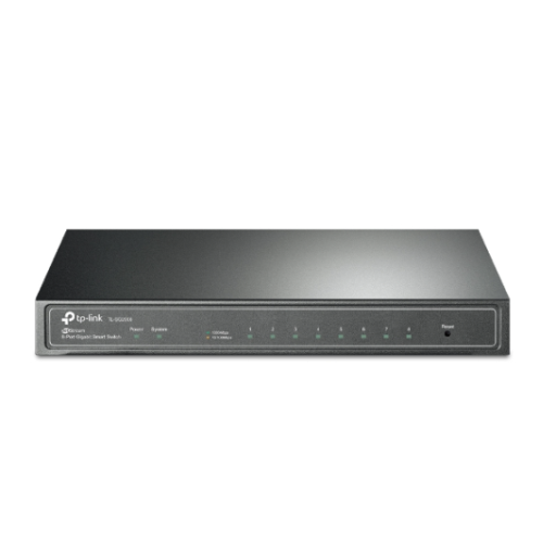 JetStream 8-Port Gigabit Smart Switch. 8× gigabit RJ45 ports
