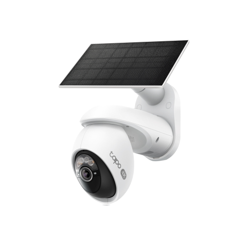 Solar-Powered Pan/Tilt Security Camera Kit