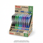 .E-Sharp Mechanical Pencil (0.5mm), (0.7mm) Open 6DZ Stock Display, French