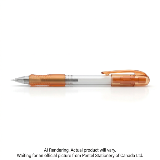Pentel Caplet Crystal Barrel Mechanical Pencil, 0.5mm