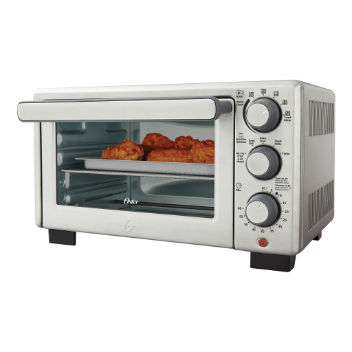 Oster Pro Compact Countertop Oven With Air Fryer, Stainless Steel
