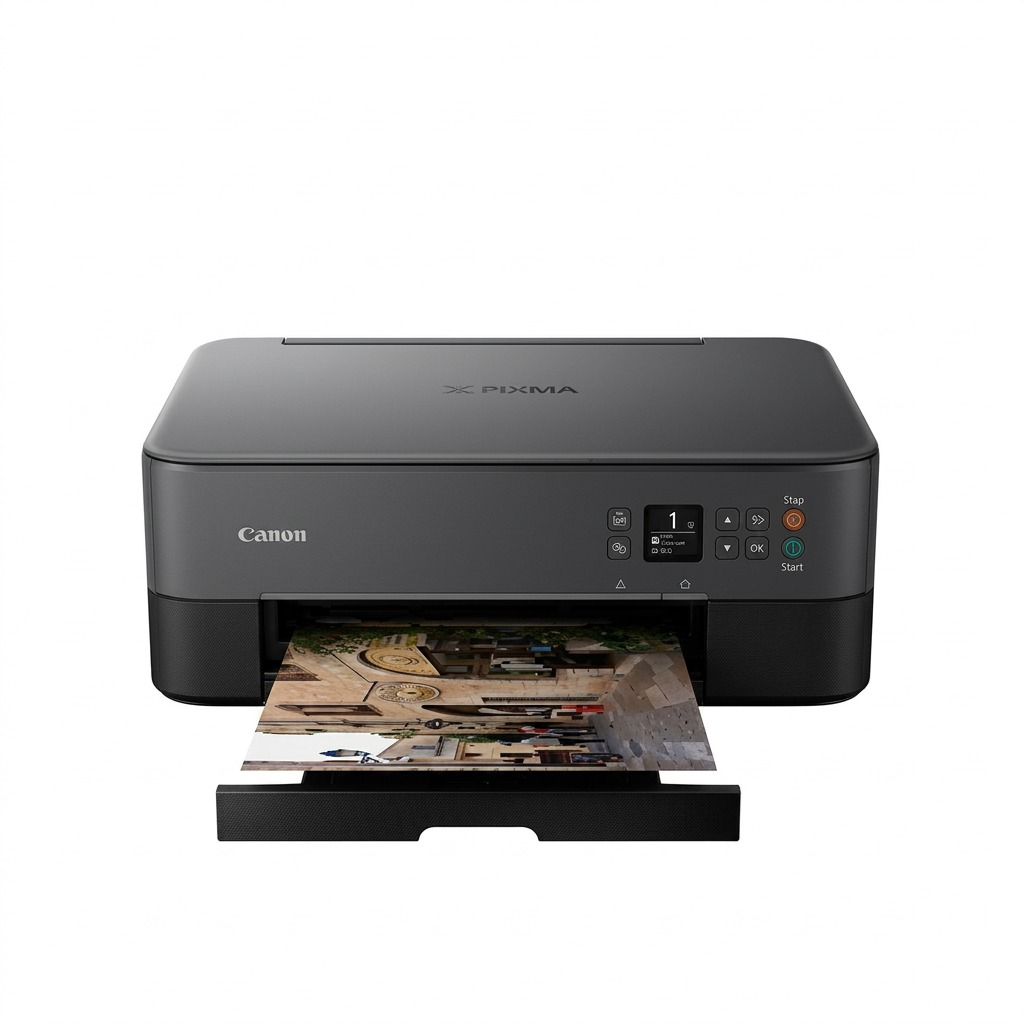 Pure, high-resolution hero image of the Canon PIXMA TS5320 Black.