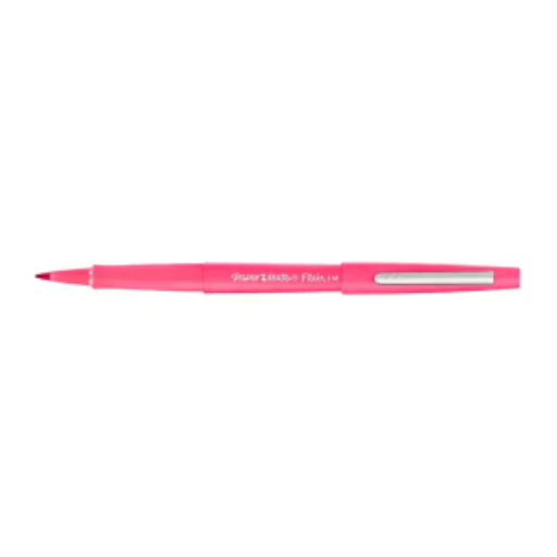 Paper Mate Flair Felt Tip Pen, Medium Point, 0.7mm, Pink, 1 Unit