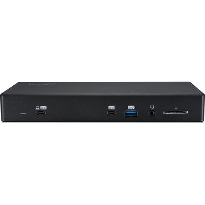 Kensington SD4850P USB-C dock front USB audio and SD ports