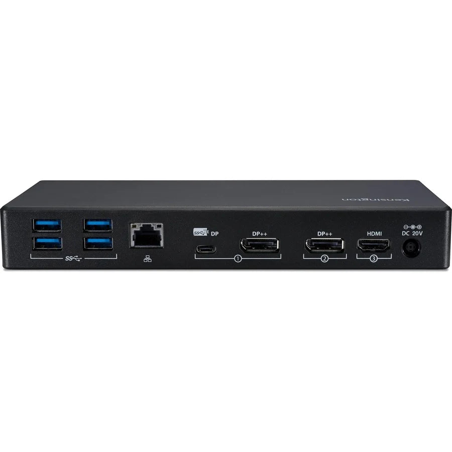 Kensington SD4850P rear DisplayPort HDMI Ethernet and USB ports