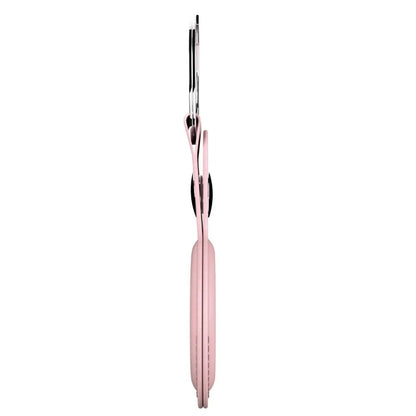Shop KeyBudz AT2_S1_BLP blush pink AirTag keyrings. 2-pack with genuine leather holders, metal rings and secure snap closures for Apple AirTag.