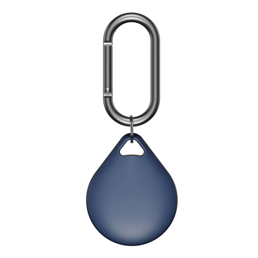 Shop KeyBudz AT4_S2_CBB Secure Dock for Apple AirTag. Cobalt Blue 4-pack with soft-touch holders, hook attachments and storage pouches.