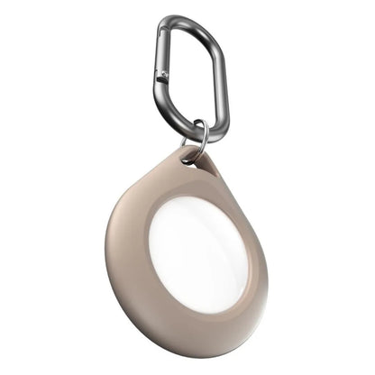Shop KeyBudz AT4_S2_SBG Secure Dock for Apple AirTag. 4-pack in Sandy Beige with soft-touch holders, hooks and convenient storage pouches.