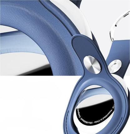 Shop KeyBudz AT2_S1_CBB Cobalt Blue AirTag keyrings. 2-pack with genuine leather holders, metal rings and secure snap closures for Apple AirTag.